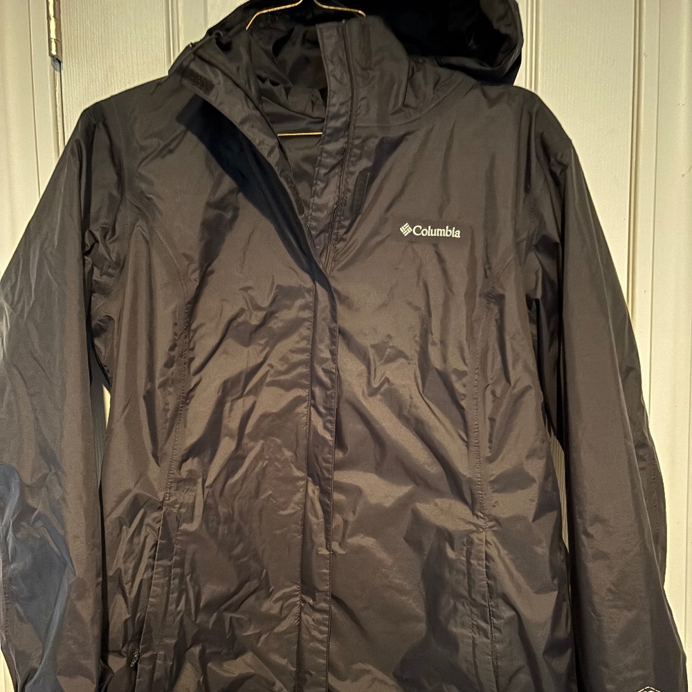 Columbia Black Hooded Jacket